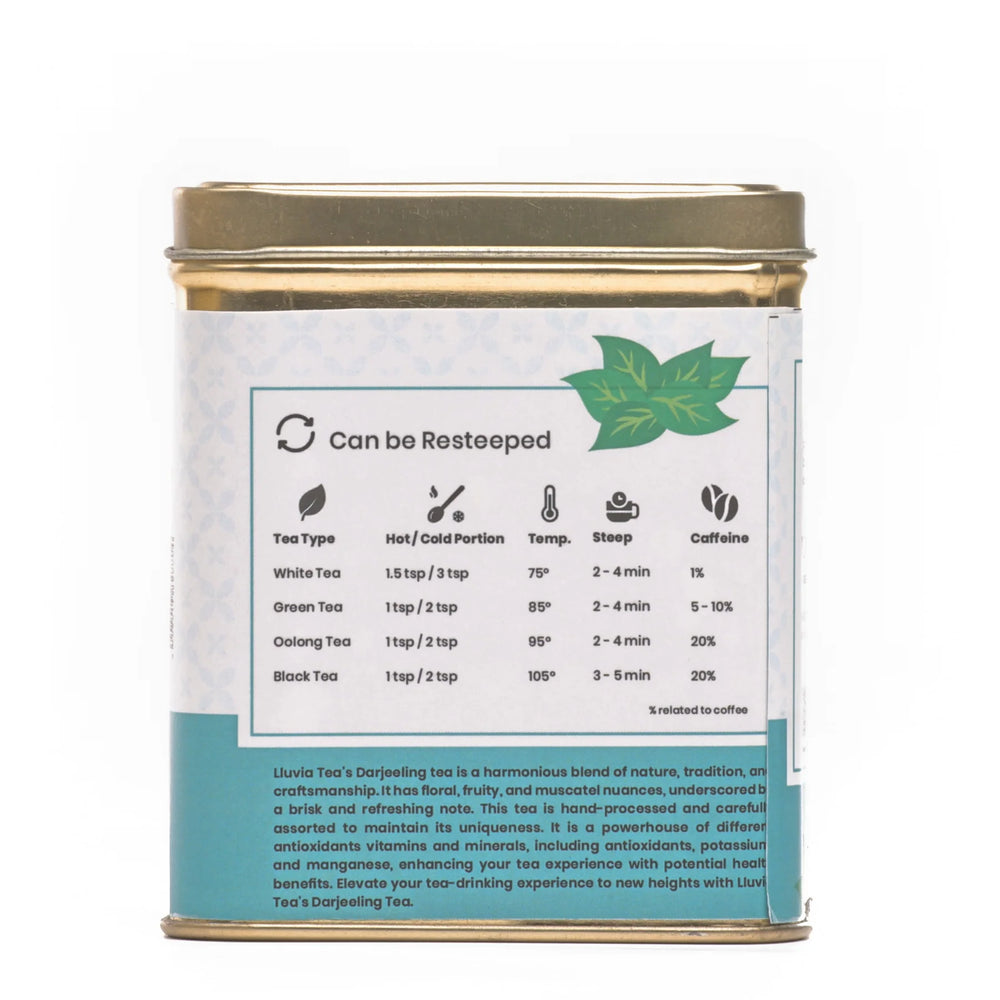 Darjeeling Tea by Lluvia tea - EarthBased