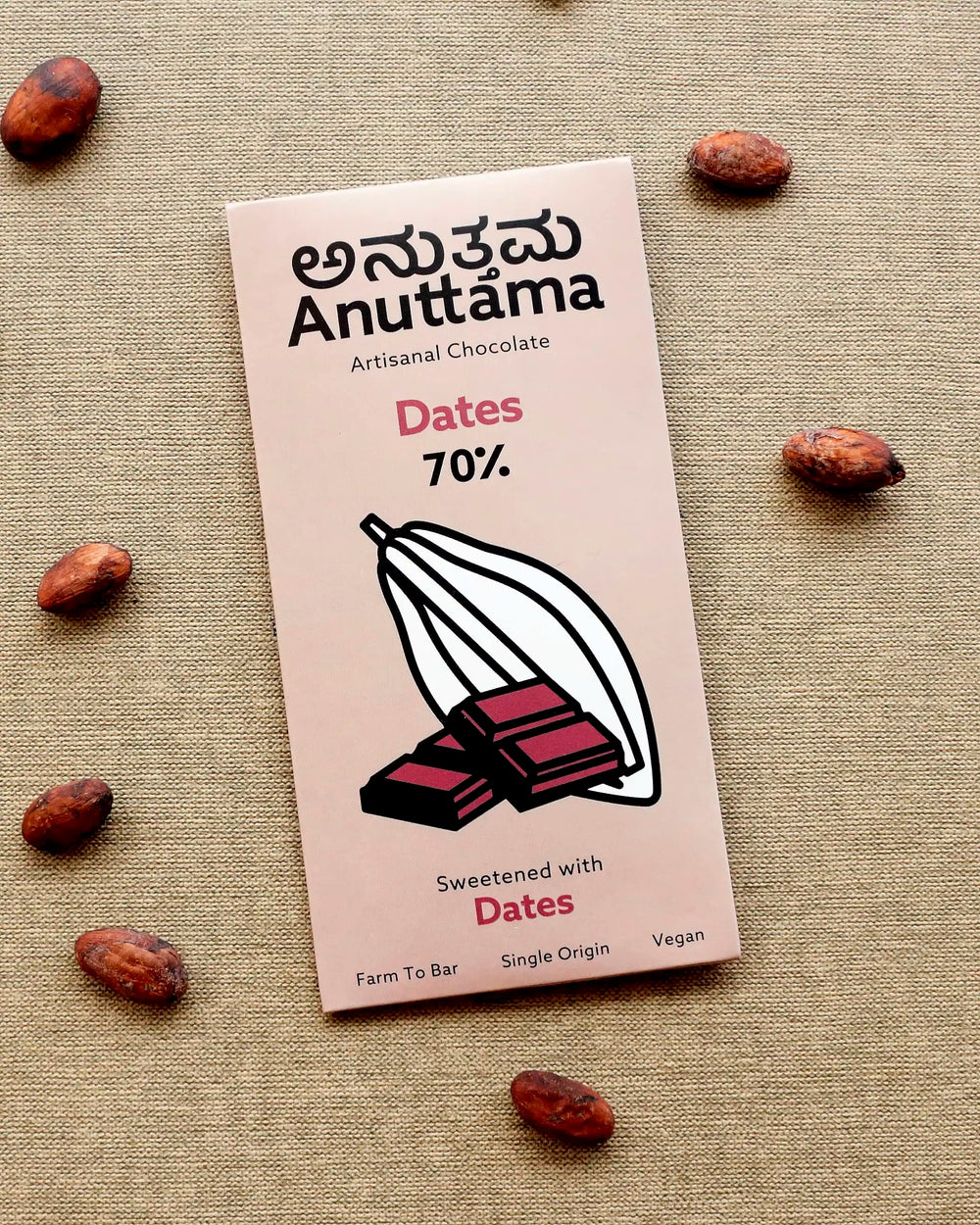 Dates | 70% Cocoa | by Anuttama - EarthBased