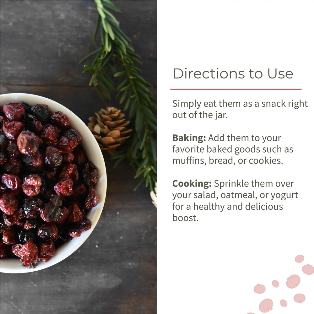 Natural Dried Cranberries | Ecotyl - EarthBased