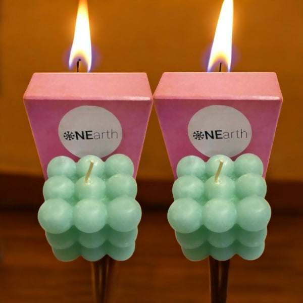 Bubble Candle - Soya Wax - Japanese Cherry Blossom - EarthBased