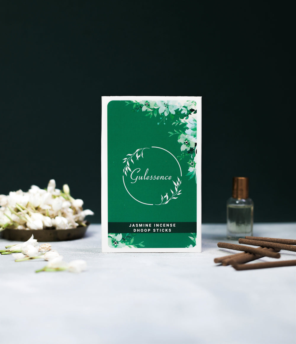 Rose Incense sticks & Jasmine Dhoop Sticks | Combo Boxes | Gulessence - Gulessence
