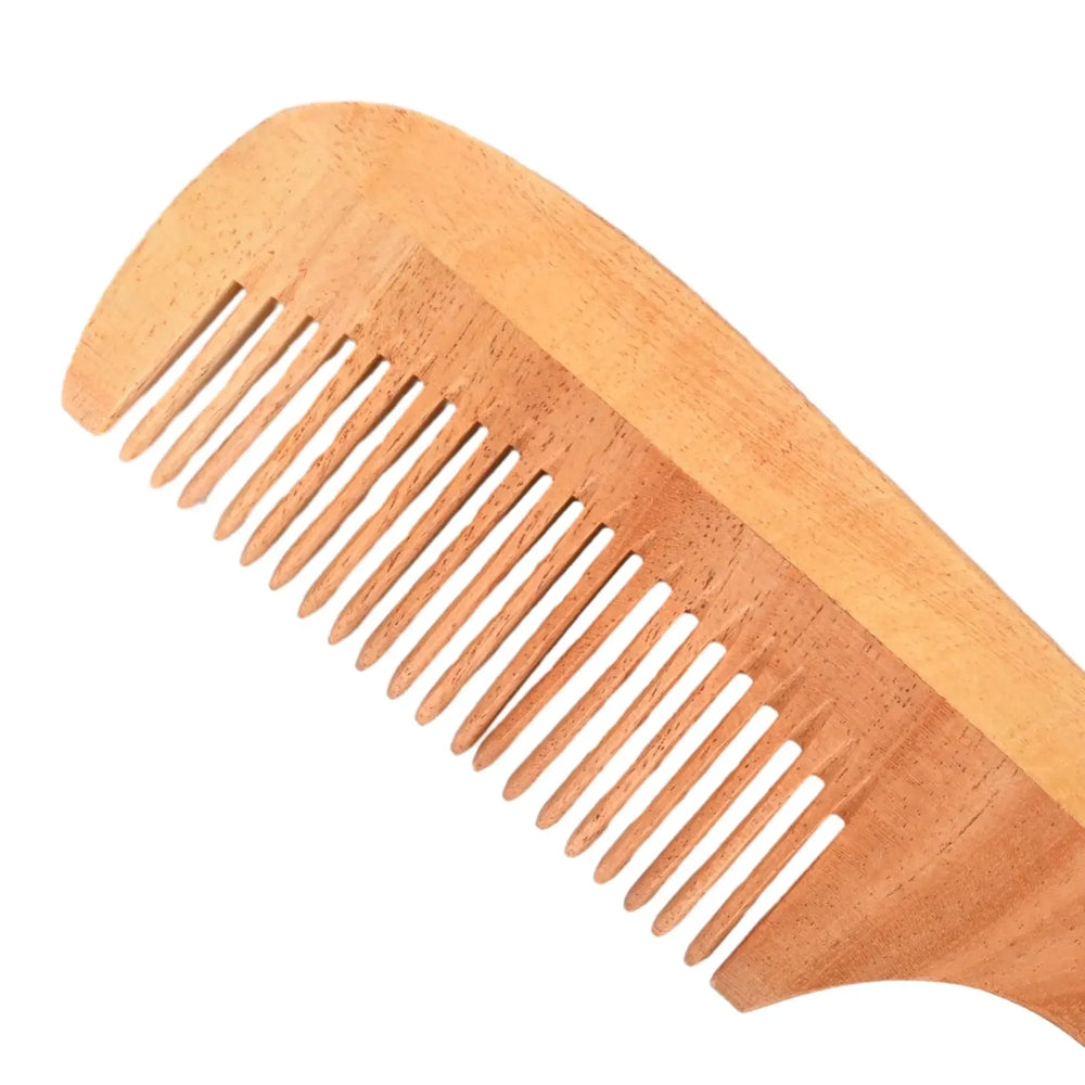 Eco-Friendly Bamboo Comb (Kanghi) – Natural, Anti-Static & Sustainable Hair Care - EarthBased