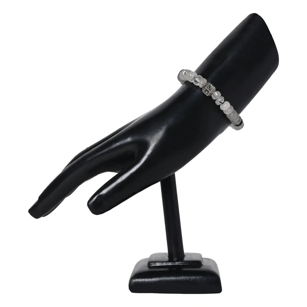 Elevate their Spirits with our Tourmalinated Healing Gemstone Bracelet - A Perfect Gift for Your Loved One to protect them from negative thought and emotion - EarthBased