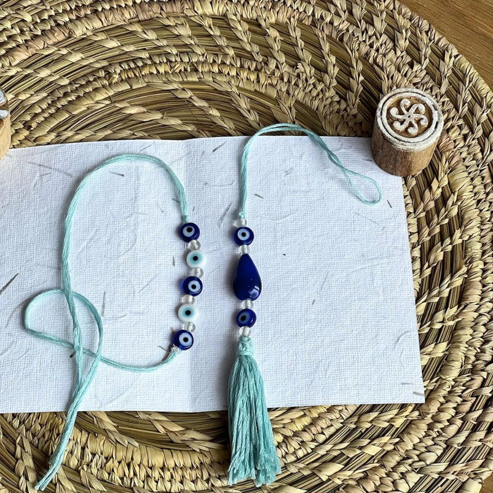 The Good Route Evil-eye Rakhi & Lumba set - EarthBased