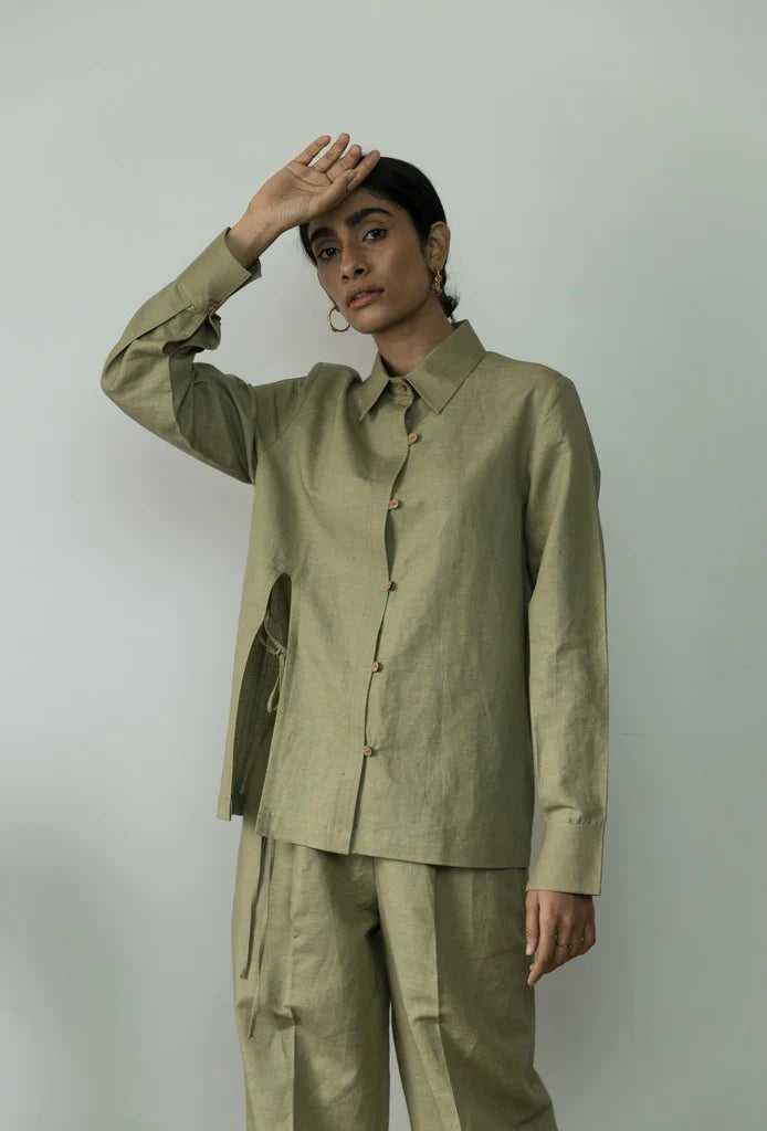FRONT SLIT SHIRT - EarthBased