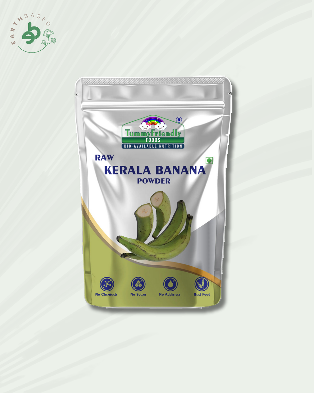 TummyFriendly Foods Natural Raw Kerala Banana Powder | Raw Nendran Banana Powder | No Chemicals Cereal (200 g) - EarthBased
