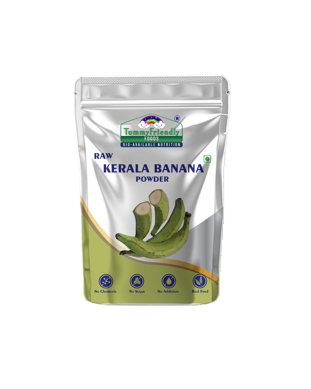 TummyFriendly Foods Natural Raw Kerala Banana Powder | Raw Nendran Banana Powder | No Chemicals Cereal (200 g) - EarthBased