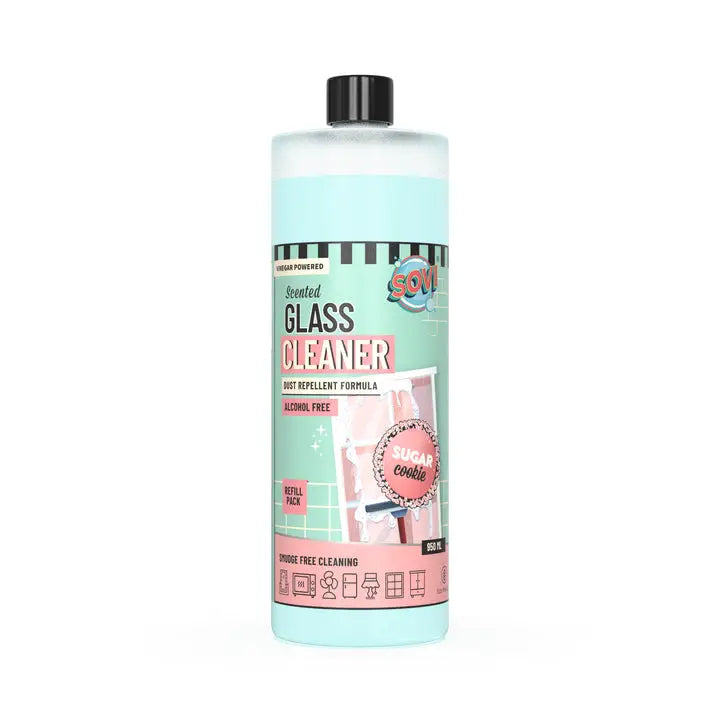 SOVI® VINEGAR POWERED SCENTED GLASS CLEANER, SUGAR COOKIE - EarthBased
