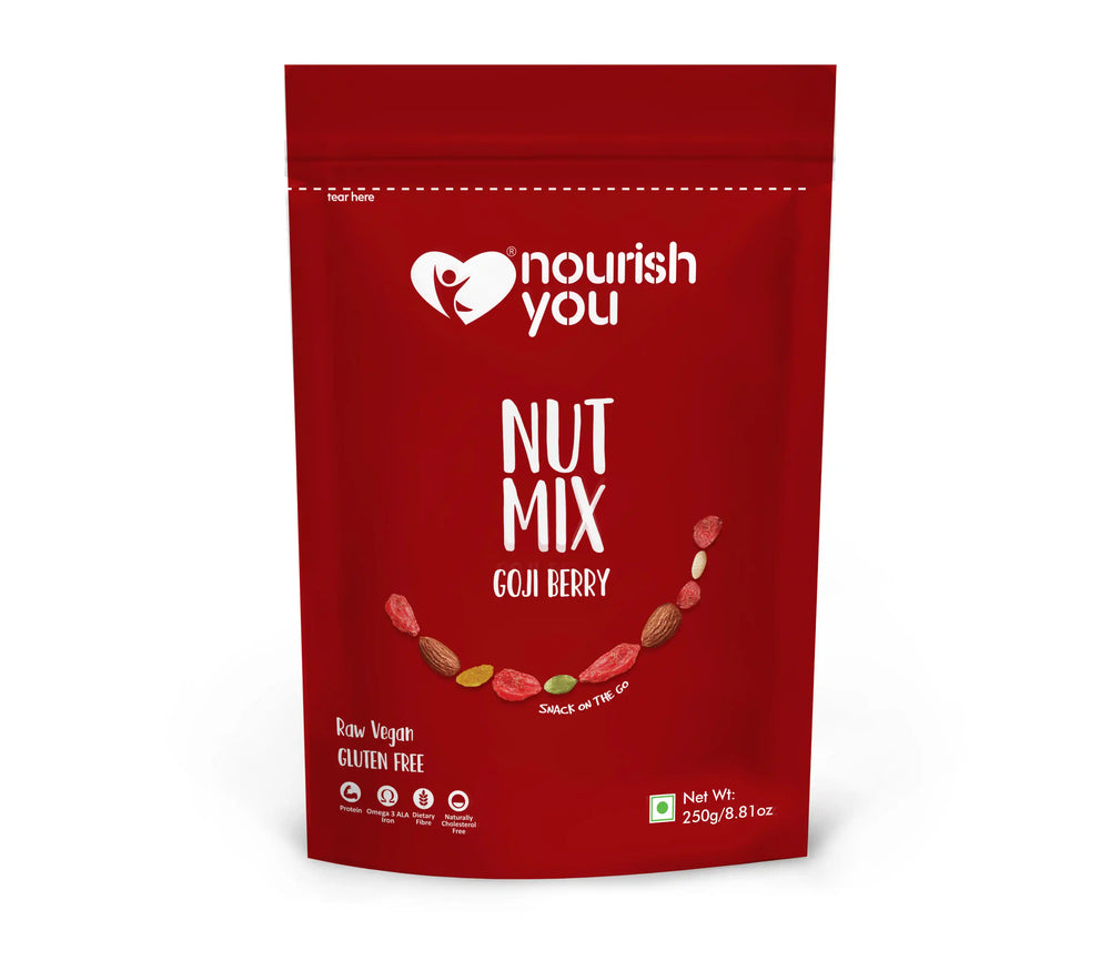 Nourish You GOJI BERRY NUT MIX 250G - EarthBased