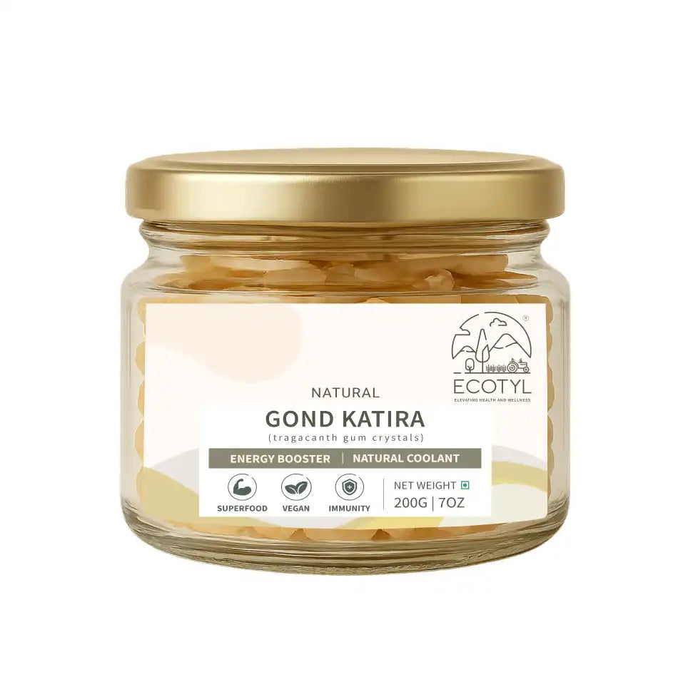 Ecotyl Gond Katira | Natural Cooling Gum | Supports Digestion | 200g - EarthBased