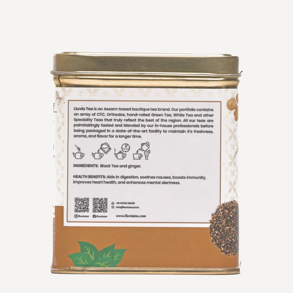 Ginger black Tea by Lluvia Tea - EarthBased