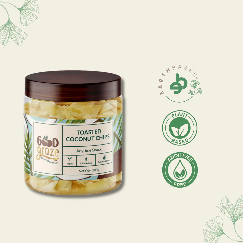 Good Graze Toasted Coconut Chips • Pack of 2 • 200g - EarthBased