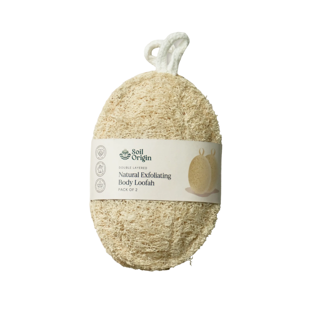 Natural Body Loofah - Set of 2 | Pack of 2 - EarthBased