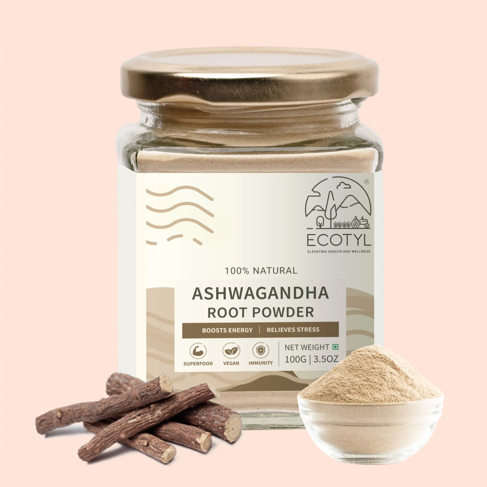 Ecotyl Ashwagandha Root Powder | Ayurvedic Supplement | Energy Booster - EarthBased
