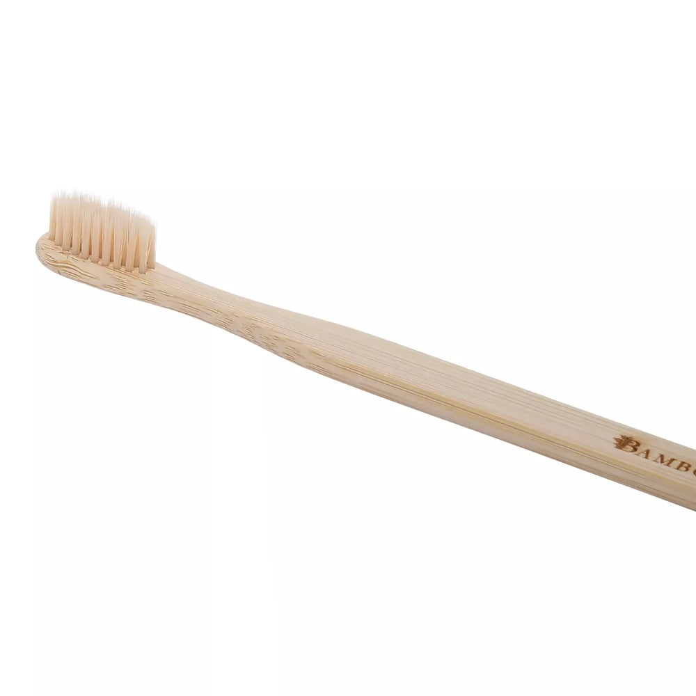 Bamboo Toothbrush With Plant Based Bristles Pack of 4 - EarthBased