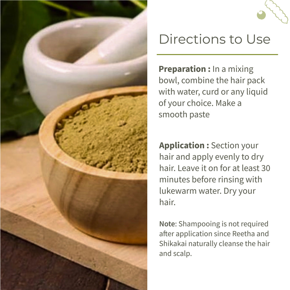 Ayurvedic Hair Pack | Ecotyl - EarthBased