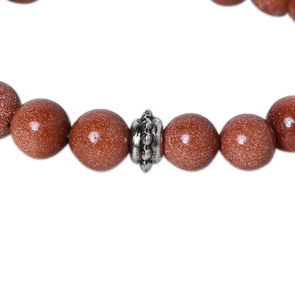 Healing gemstone bracelet Sunstone for Bright Future. it help in attending balance in all spheres of life - EarthBased