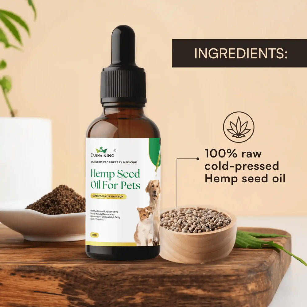 Hemp Seed Oil For Pets- 50 ml by Cannaking - EarthBased