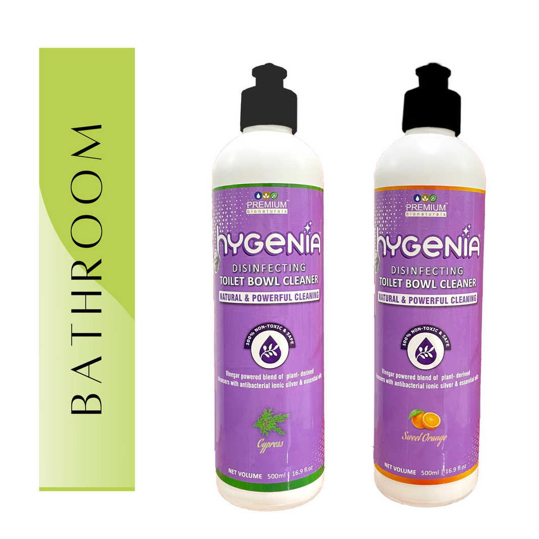Hygenia Disinfecting Toilet Bowl Cleaner 500ml - Cypress | Sweet Orange - EarthBased