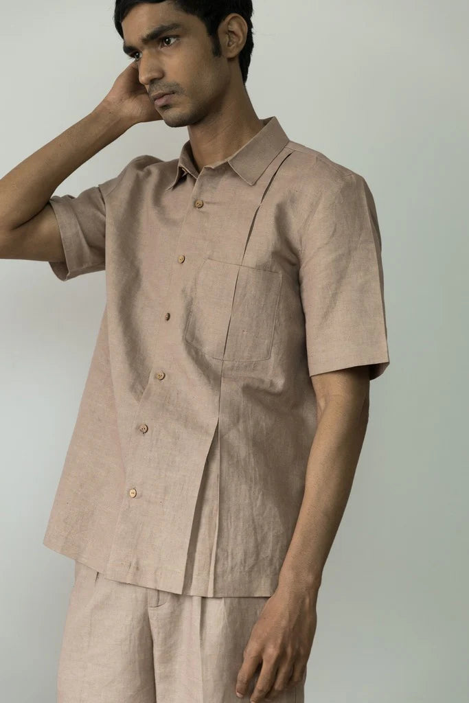INVERTED-PLEAT SHIRT | Anushe Pirani - EarthBased