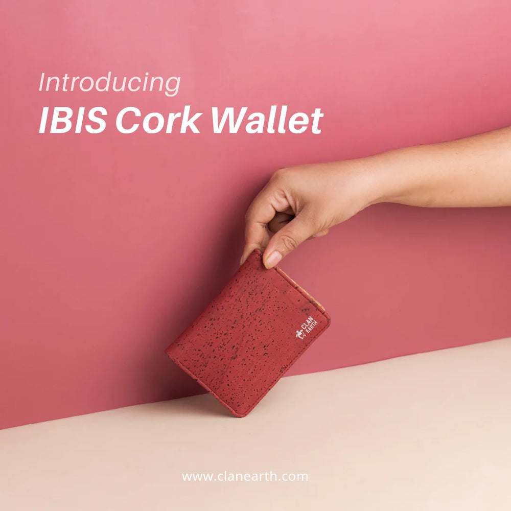 Ibis Cork Wallet | Clan Earth - EarthBased