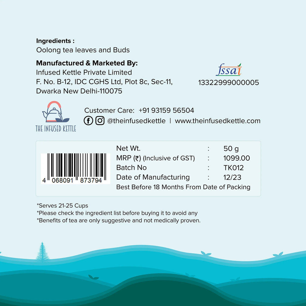 Classic Oolong Tea | The Infused Kettle - EarthBased