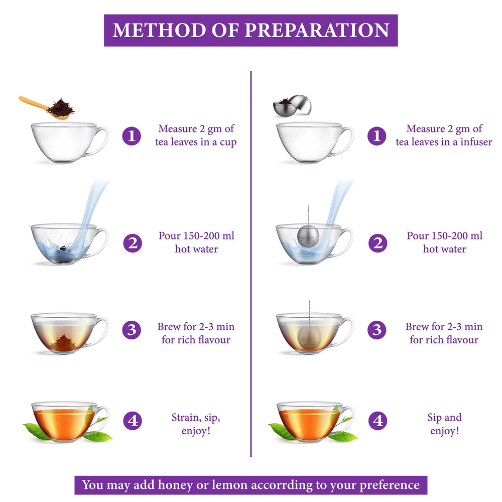 The Infused Kettle Premium Purple Cranberry Green Tea, Loose Herbal Tea Leaves Blended with Lime & Blue Pea Flower, Boosts Metabolism, Low Caffeine Chai - EarthBased