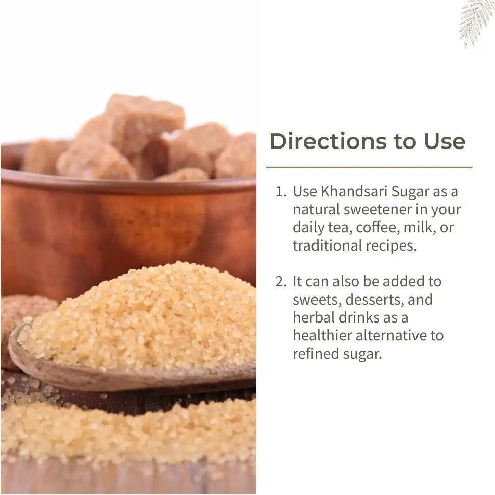 Ecotyl Khandsari Sugar | Unrefined Natural Sweetener | Rich in Minerals | 1kg - EarthBased