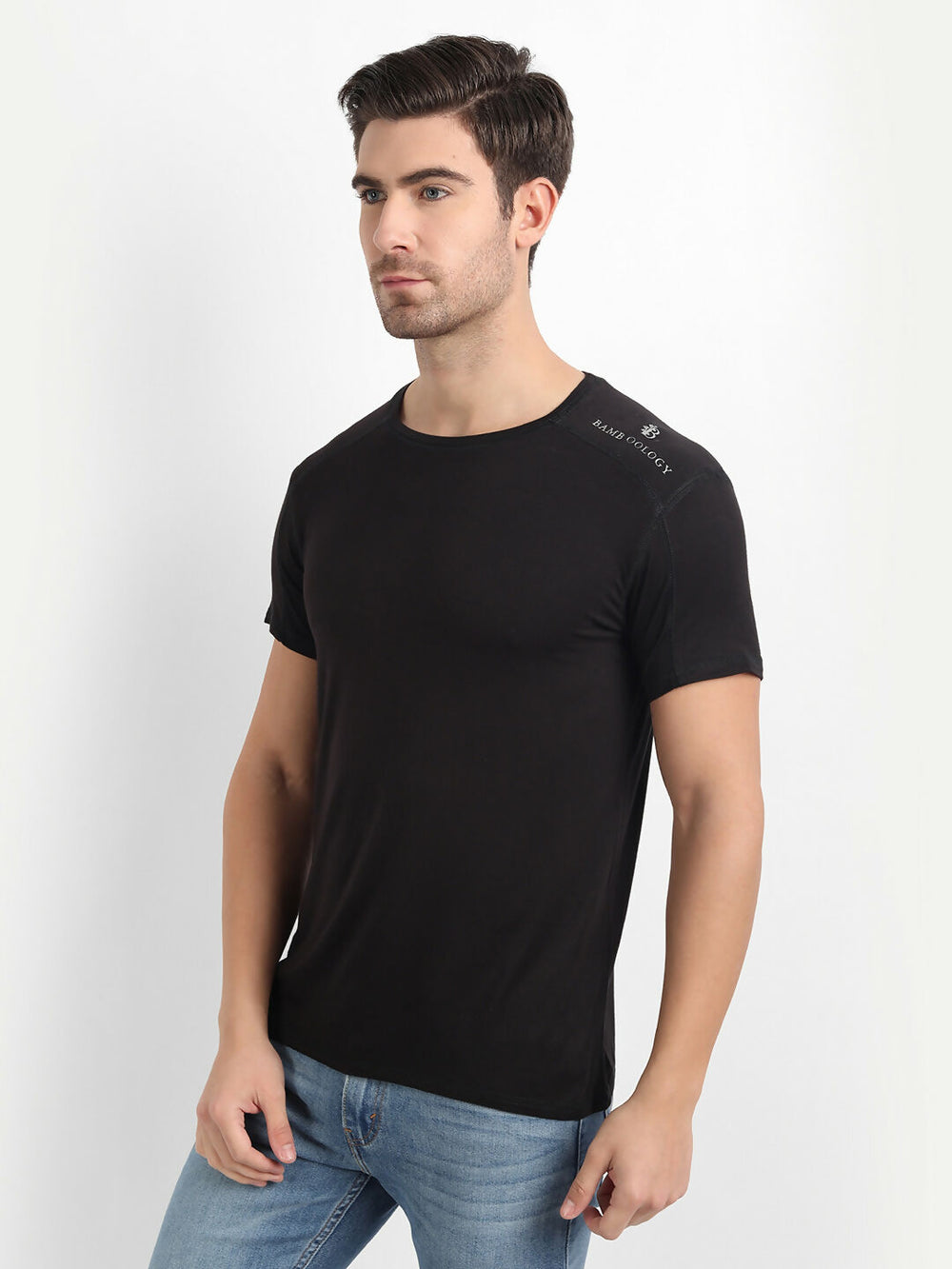 Bamboo Fabric T-Shirt for Men – Soft, Eco-Friendly, Breathable, and Stylish, Perfect for Everyday Wear and Ultimate Comfort. - EarthBased