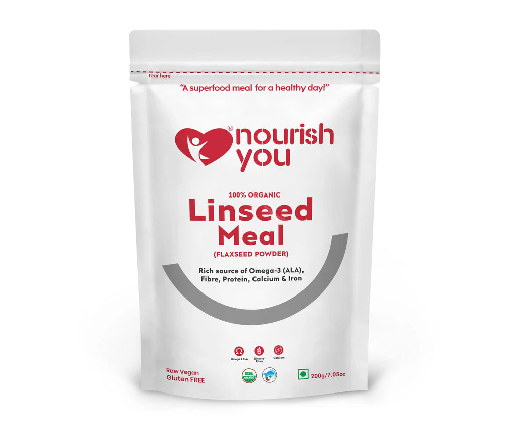 Nourish You LINSEED MEAL 200G | Pack of 3 - EarthBased
