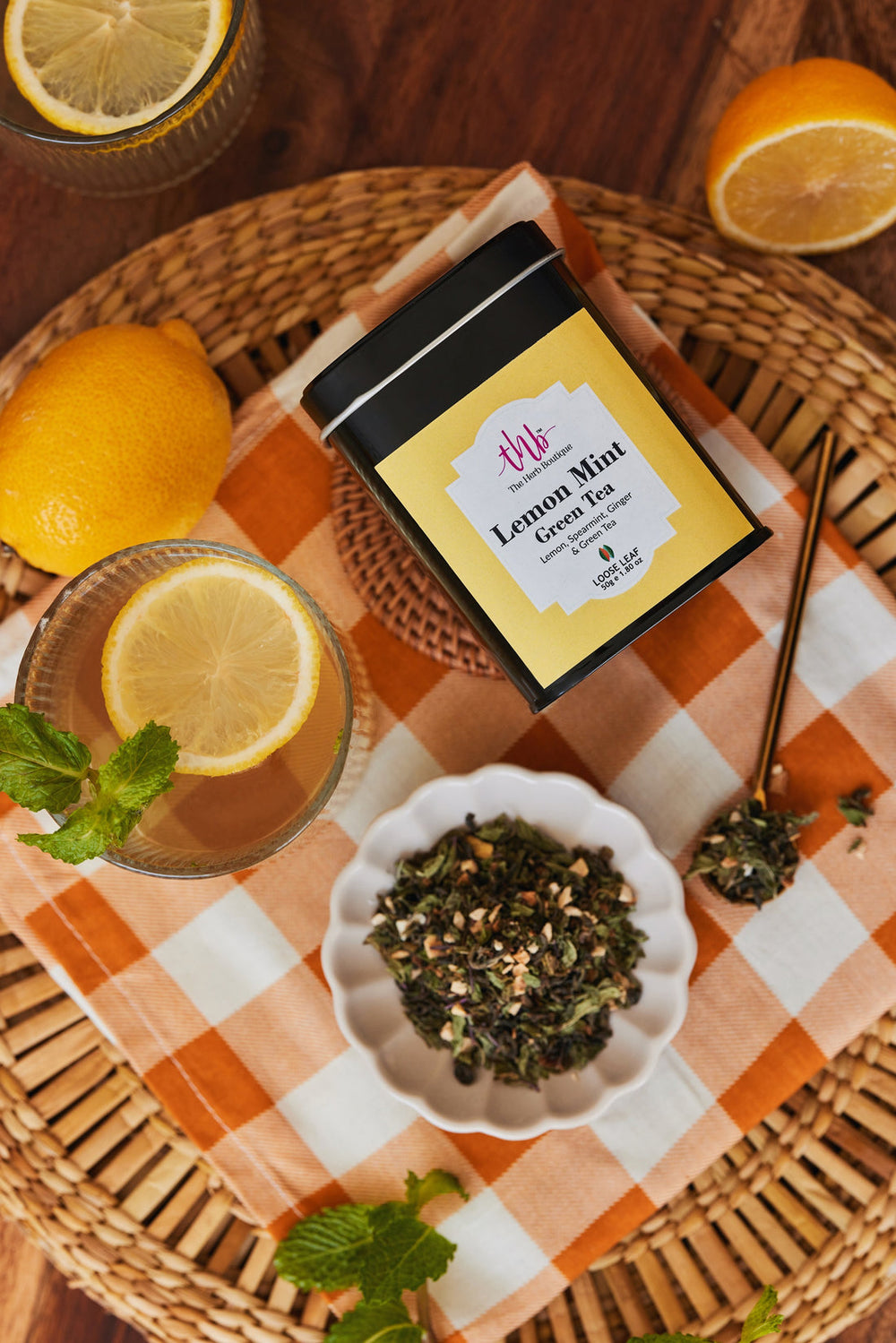 Lemon Mint Green Tea - EarthBased