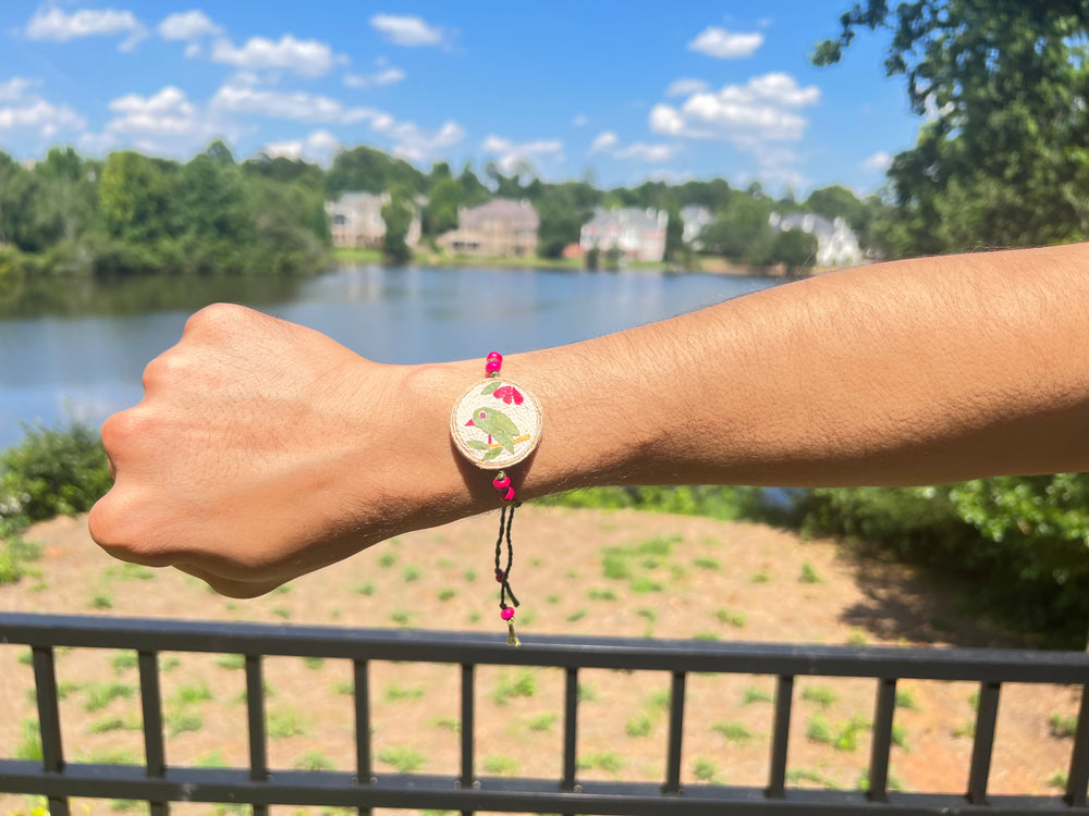 The Good Route Lovebird Rakhi - EarthBased