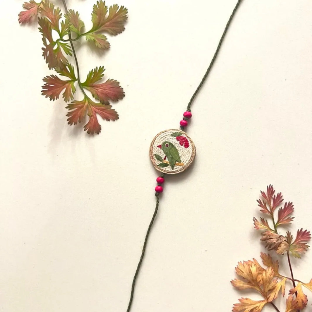 The Good Route Lovebird Rakhi - EarthBased