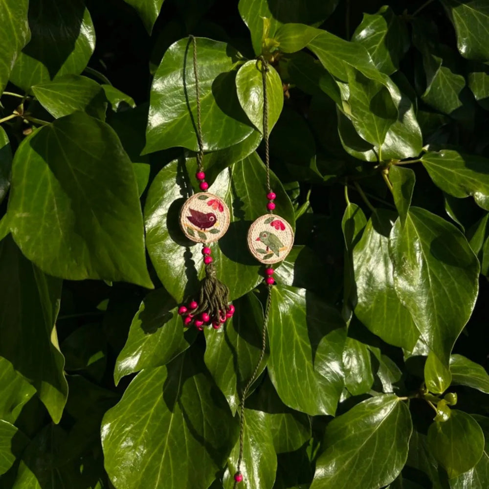 The Good Route Lovebird Rakhi & Lumba set - EarthBased