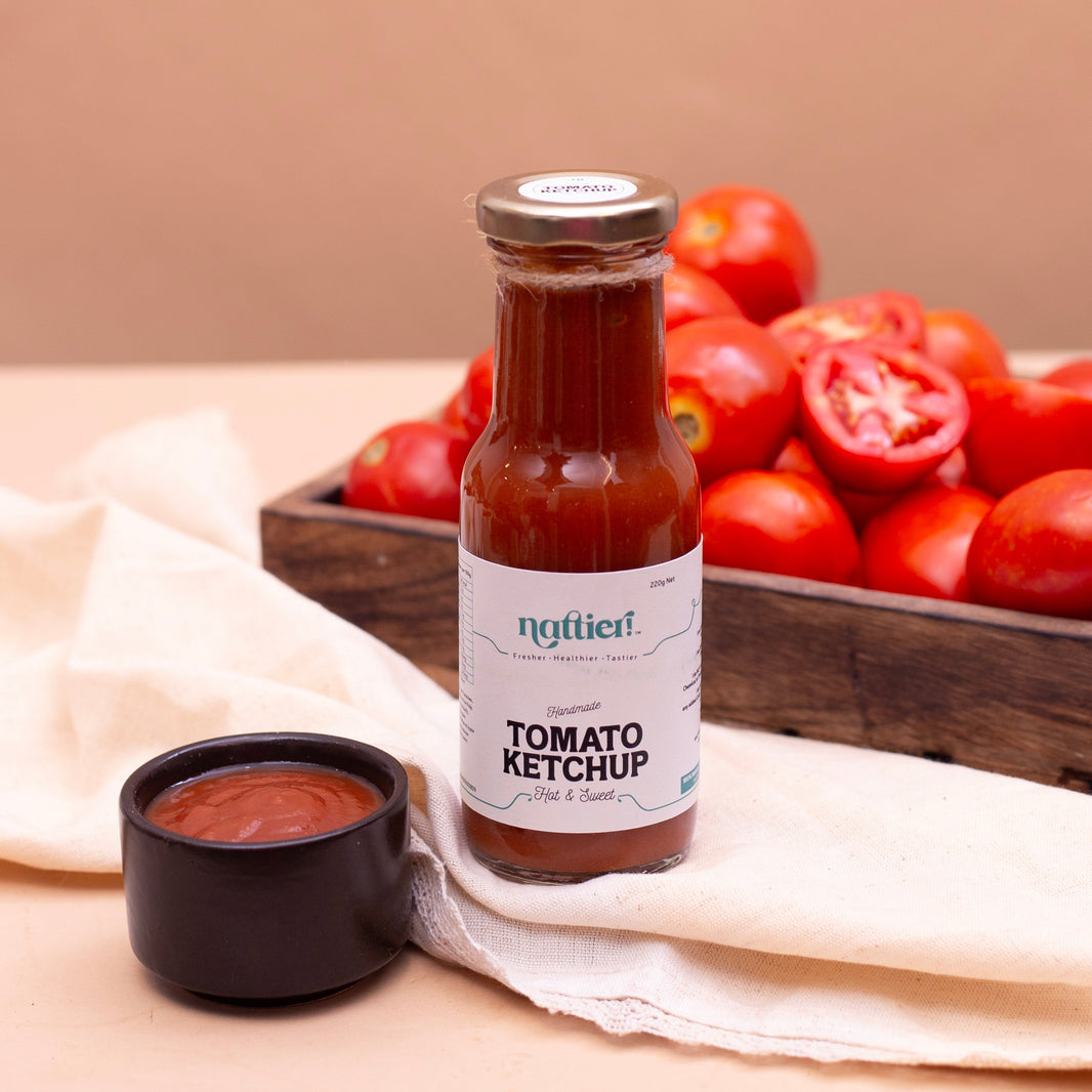 Handmade Tomato Ketchup (Hot & Sweet) - Jain Ketchup