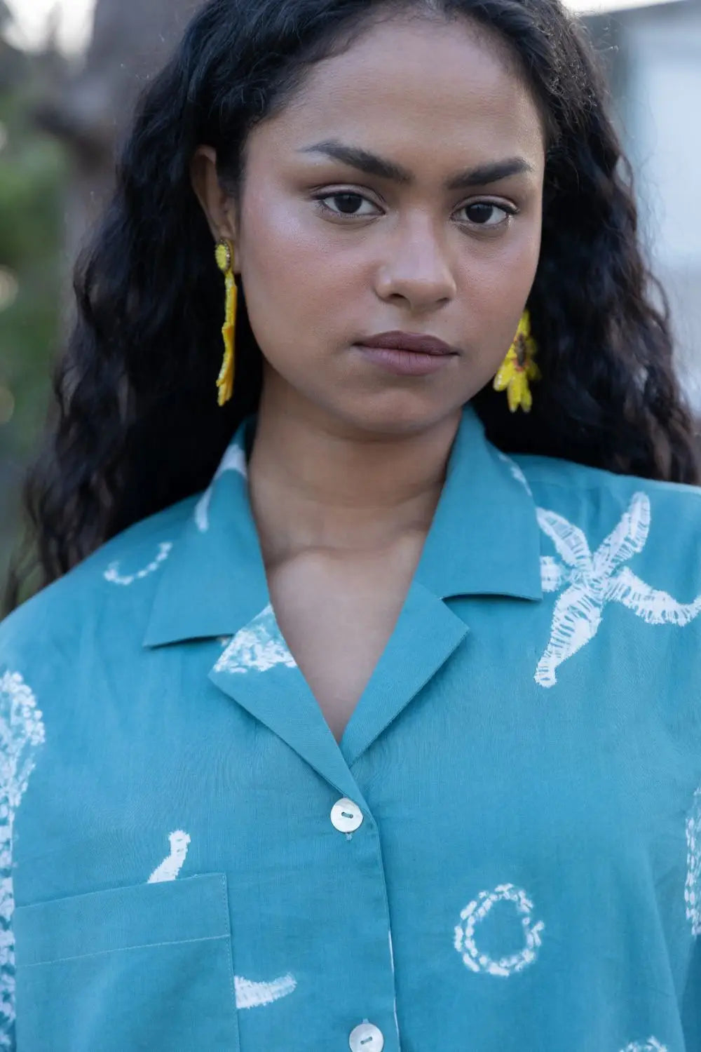 SEASHELL CAMP COLLAR SHIRT - EarthBased