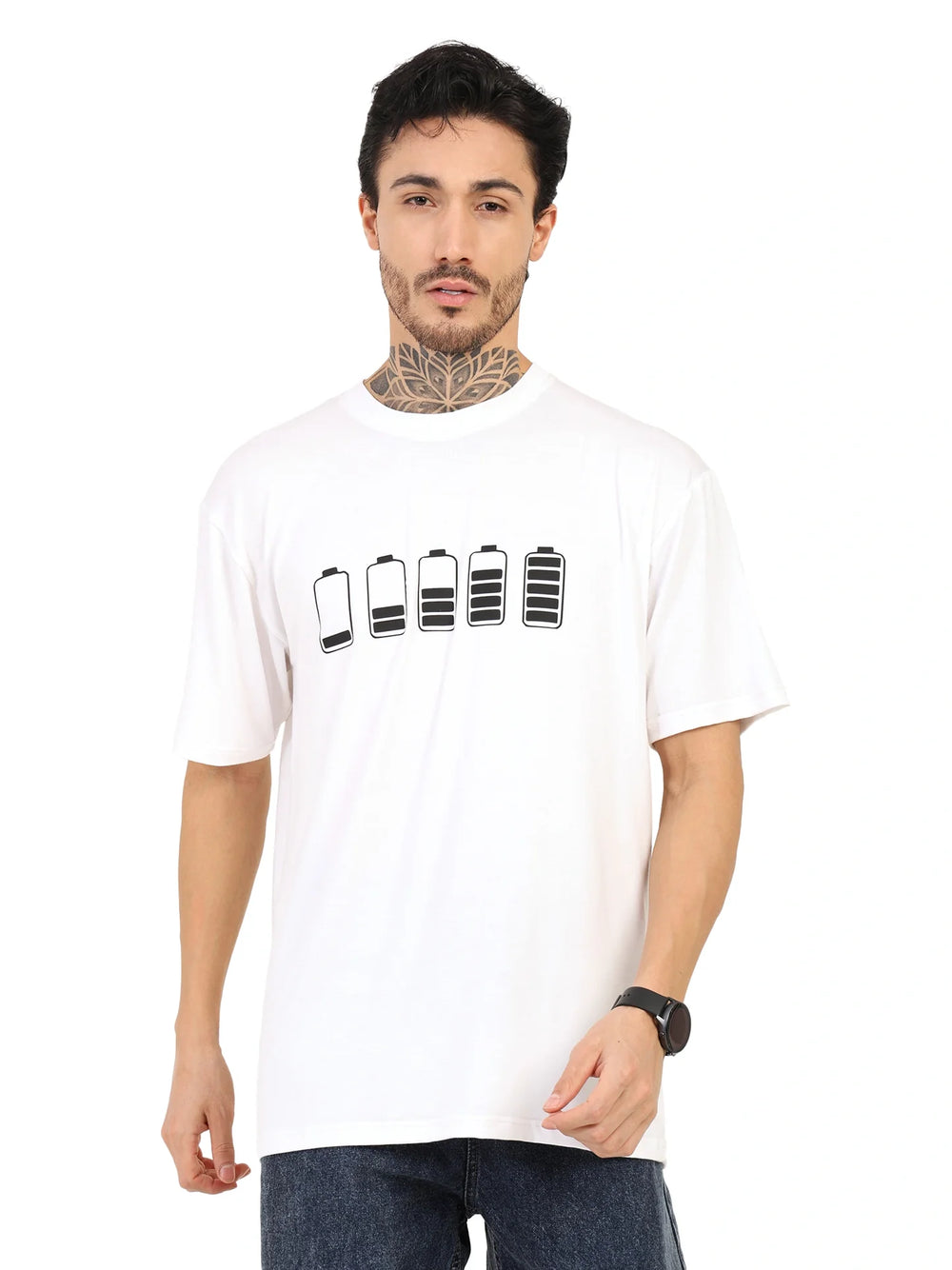 Men Oversized Bamboo T-Shirt – Soft, Breathable & Sustainable Fit - EarthBased