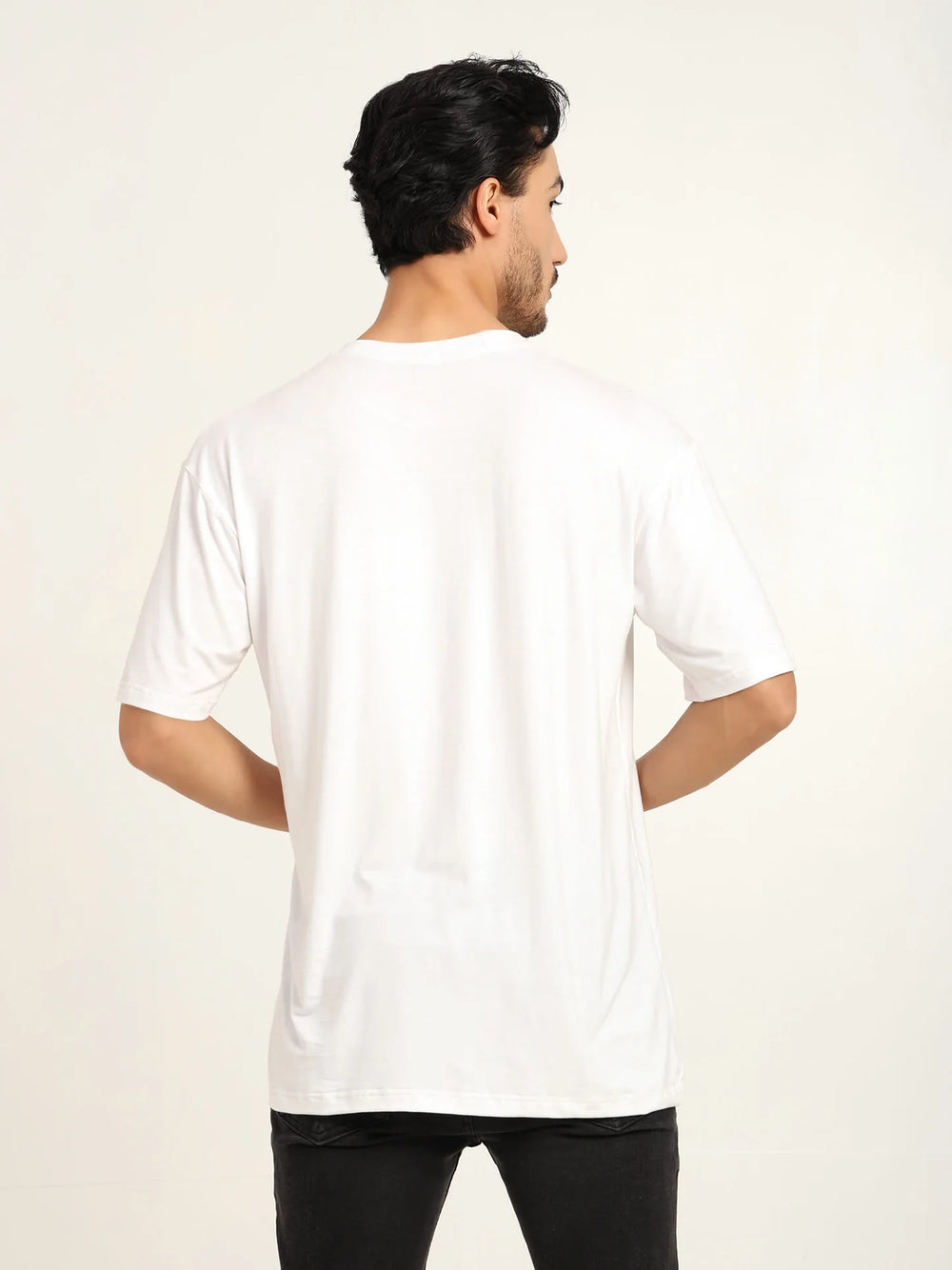 Men Oversized Bamboo T-Shirt – Soft, Breathable & Sustainable Fit - EarthBased