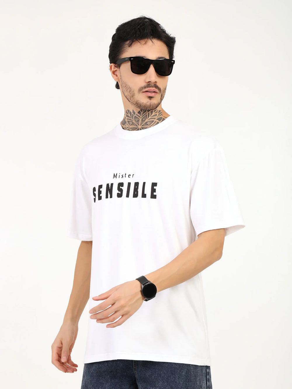 Men Oversized Bamboo T-Shirt – Soft, Breathable & Sustainable Fit - EarthBased