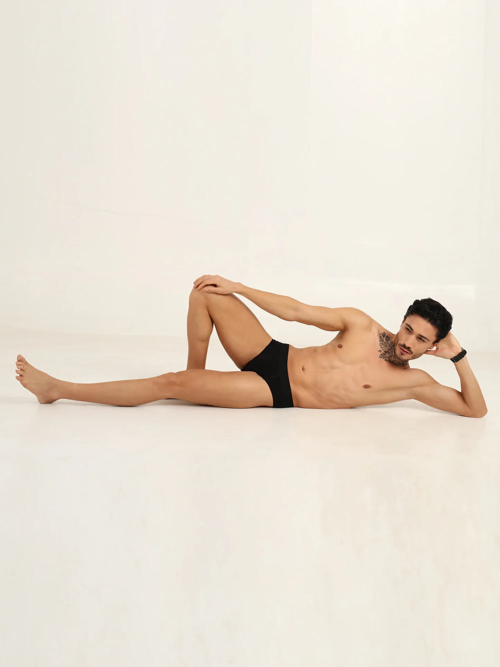 Bamboo Fabric Men's Underwear Super Comfortable,Ultrasoft, Anti Bacterial Briefs, Moisture Wicking | Black - EarthBased