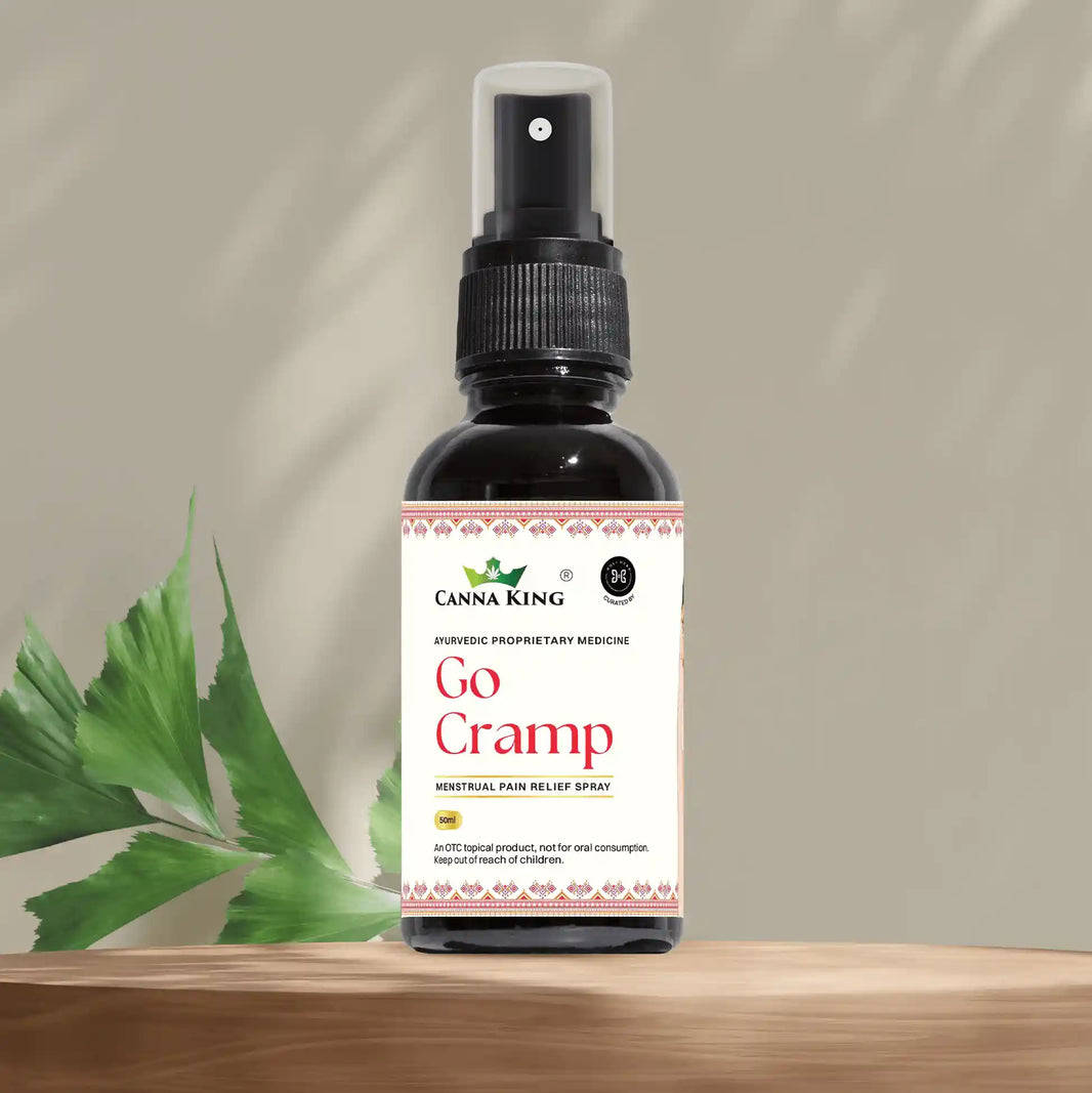Go Cramp: Menstrual Pain Relief Spray- 50 ml by Cannaking - EarthBased