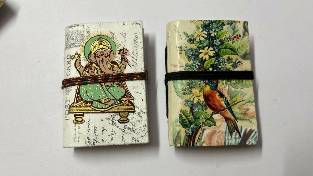 Mini Recycled Paper Journal(set of 2) | ONEarth - EarthBased