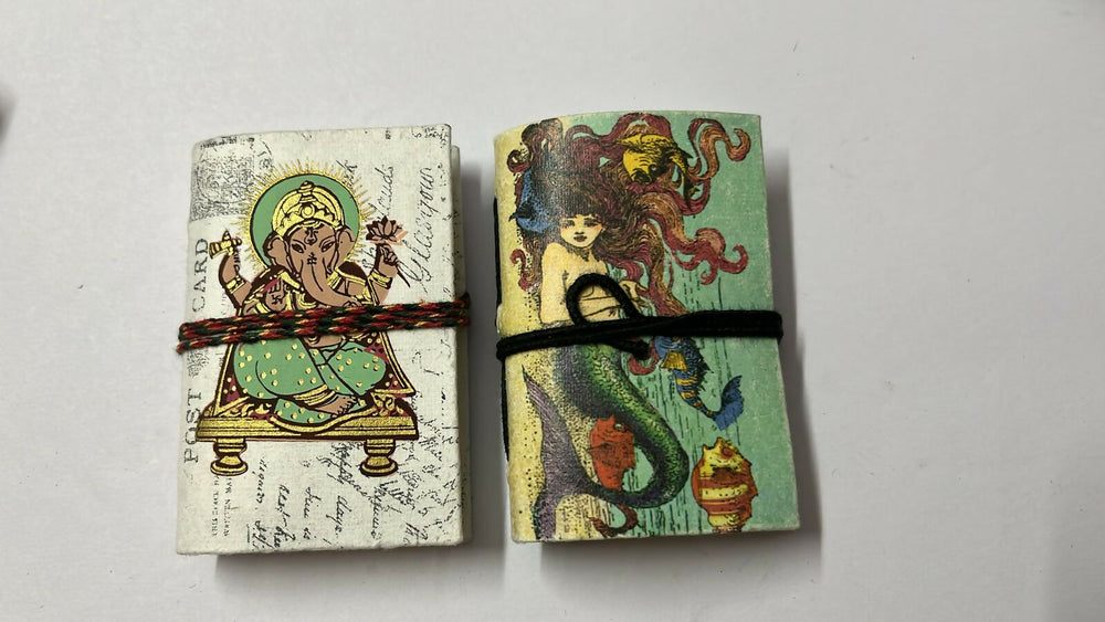 Mini Recycled Paper Journal(set of 2) | ONEarth - EarthBased