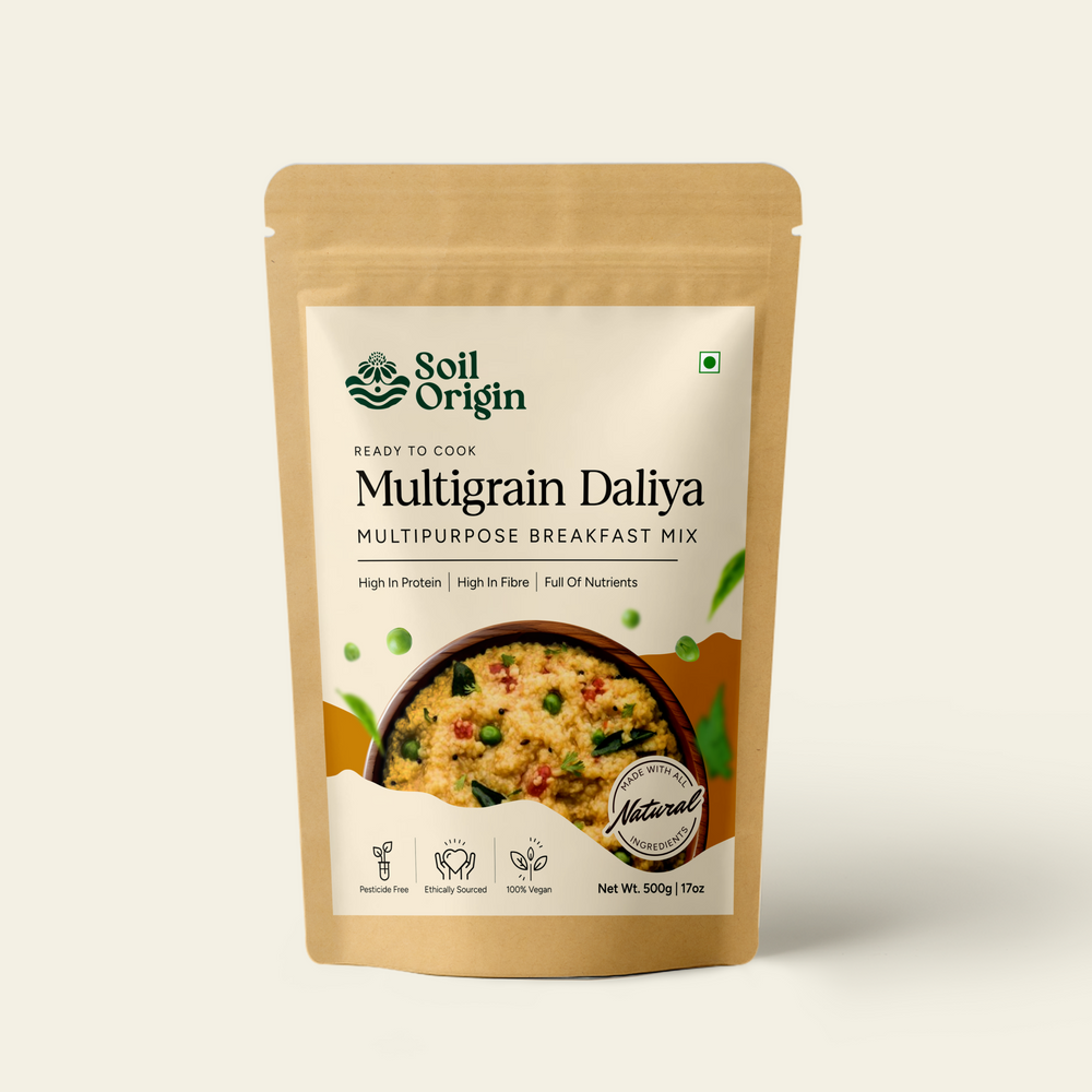 Multigrain Daliya | Pack of 2 | Soil Origin - EarthBased