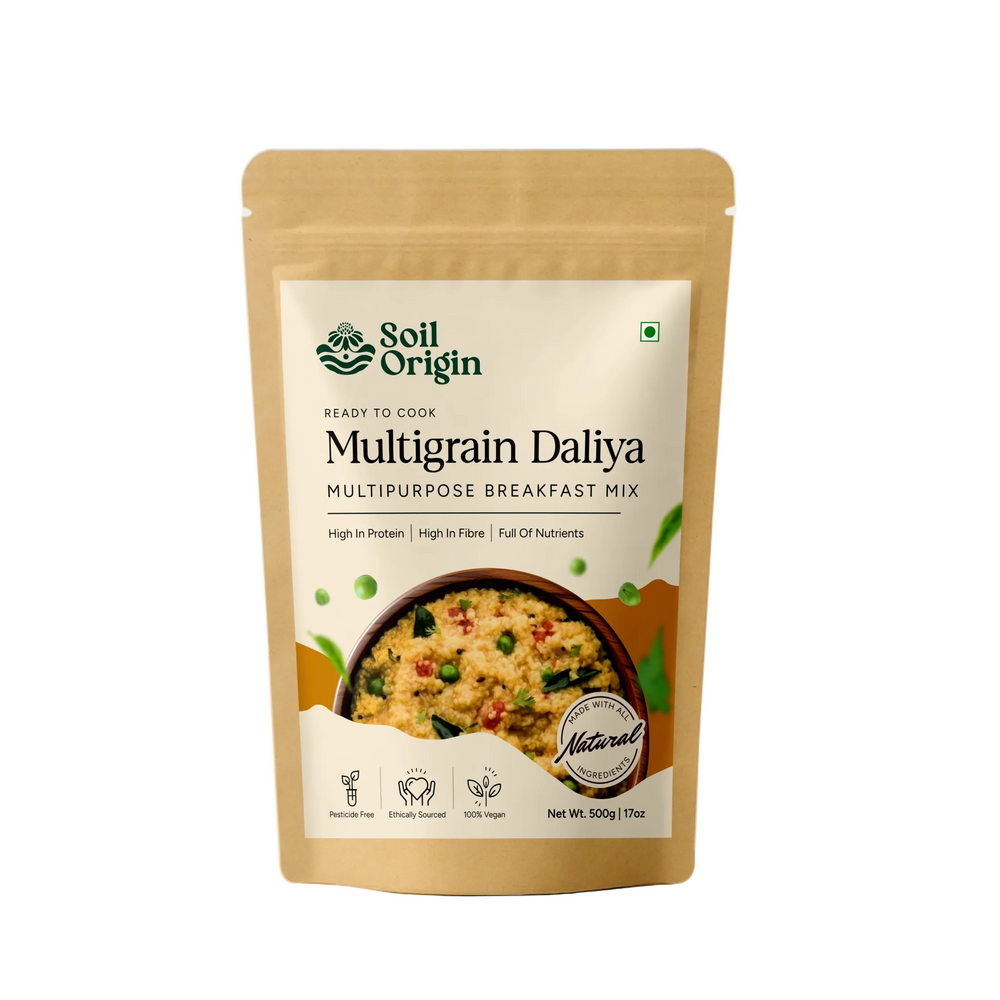 Multigrain Daliya | Pack of 2 | Soil Origin - EarthBased