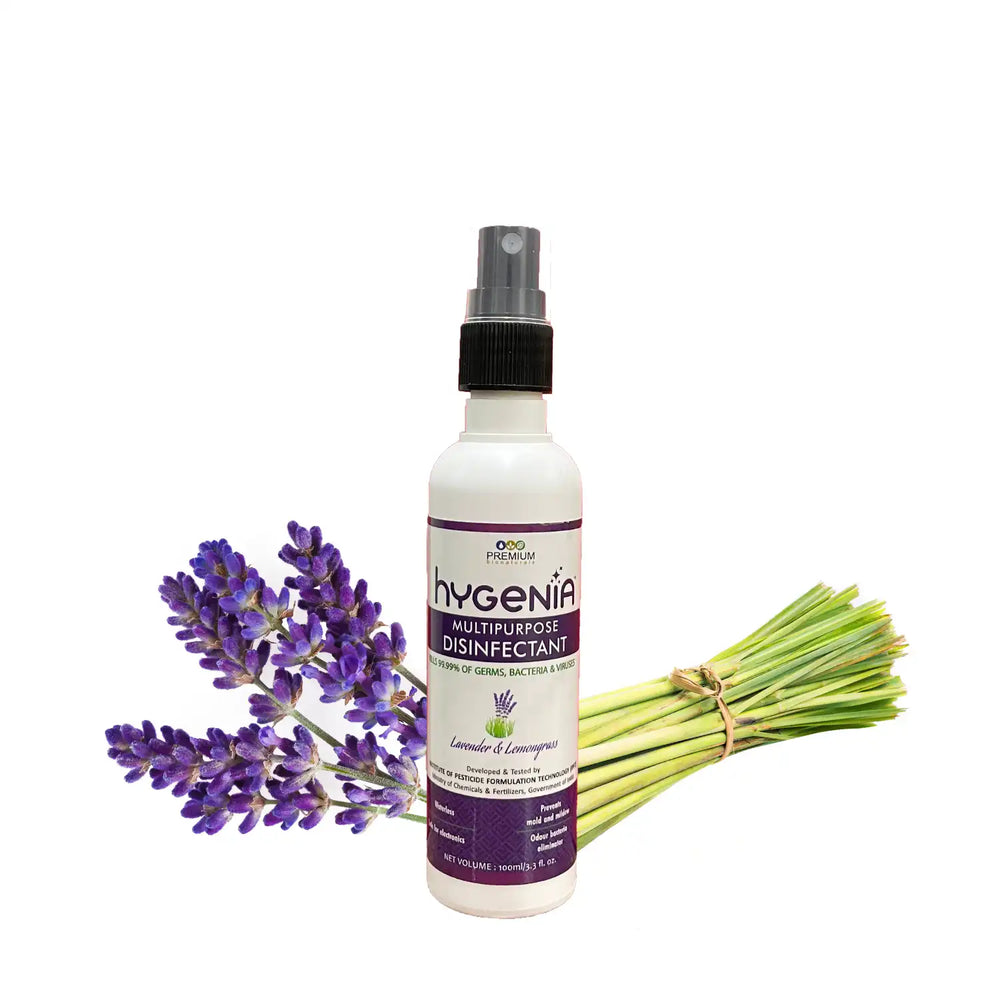 Hygenia Multipurpose Disinfectant - Lavender & Lemongrass 100ml - EarthBased