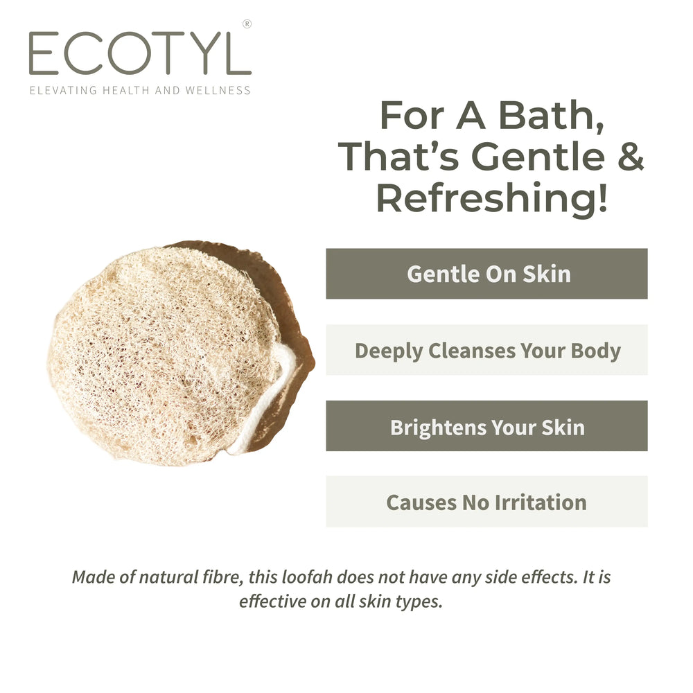 Ecotyl Natural Body Loofah - Set of 2 - EarthBased