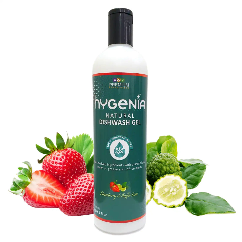 Hygenia Natural Dishwash Gel - Strawberry & Kaffir Lime 500ml - EarthBased
