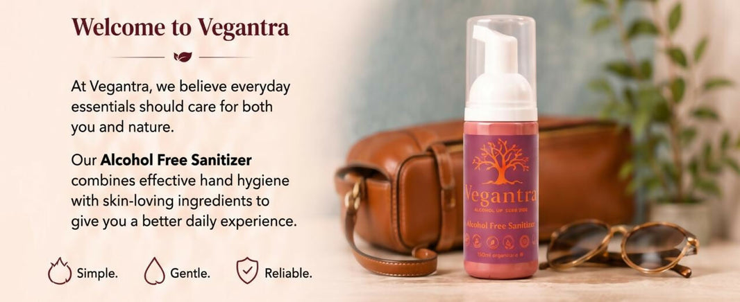 Vegantra Alcohol Free Foam Hand Sanitizer 50ml