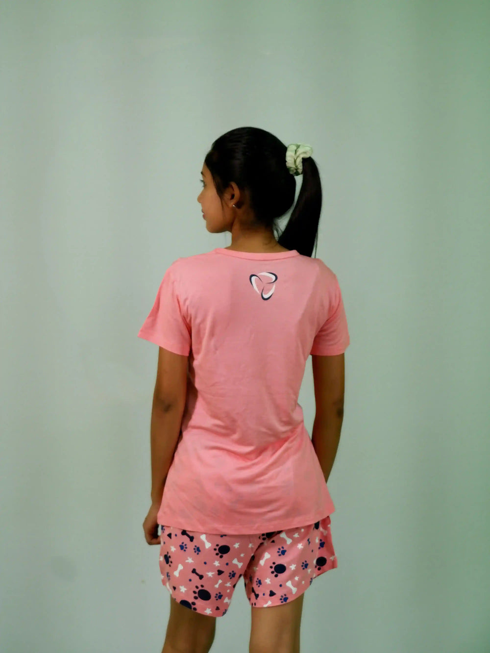 Koala Print T-shirt & Shorts Set in Salmon Rose | Playout - EarthBased